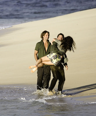 Matthew Fox, Evangeline Lilly, Josh Holloway - Vanity Fair Photoshoot BTS