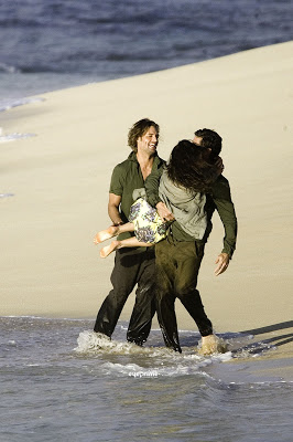 Matthew Fox, Evangeline Lilly, Josh Holloway - Vanity Fair Photoshoot BTS