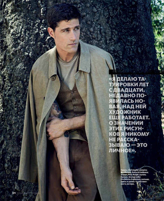 Matthew Fox - InStyle Man Magazine Photoshoot 2013