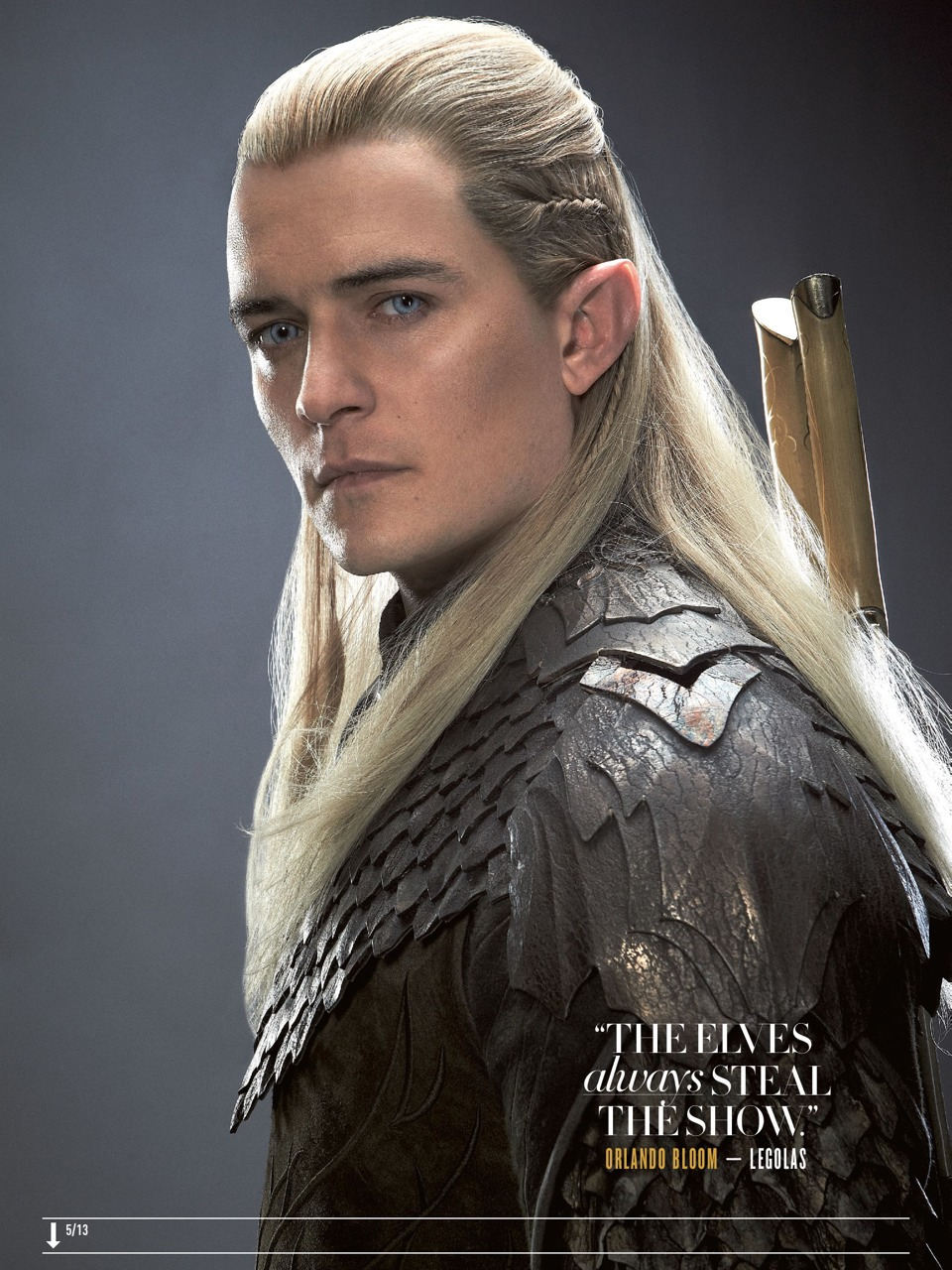 The Hobbit: Legolas (Orlando Bloom) - Empire Magazine (Aug 2013)