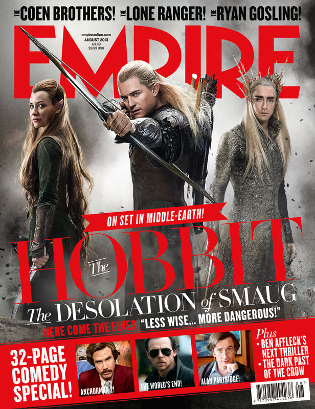 The Hobbit: The Desolation of Smaug - Empire Magazine Cover(Aug 2013)