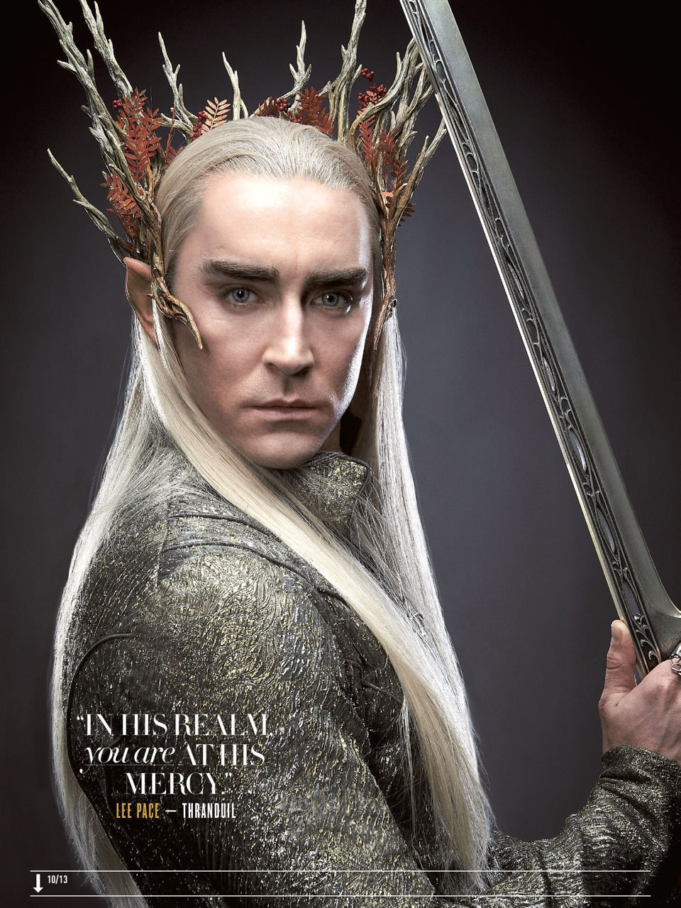 The Hobbit: Thraduil (Lee Pace) - Empire Magazine (Aug 2013)