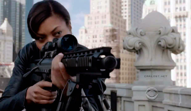 Joss Carter (Taraji P.Henson) en Person of Interest 3x08 Endgame