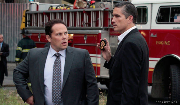 Fusco (Kevin Chapman) y Reese (Jim Caviezel) en Person of Interest 3x08 Endgame