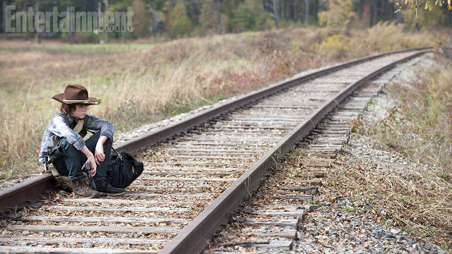 Carl Grimes (Chandler Riggs) en The Walking Dead 4x15 Us