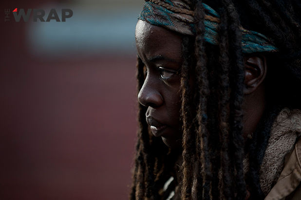 Michonne (Danai Gurira) en The Walking Dead 4x16 A Season Finale