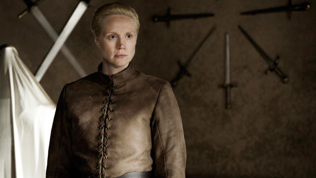 Brienne (Gwendoline Christie) en Game of Thrones 4x04 Oathkeeper