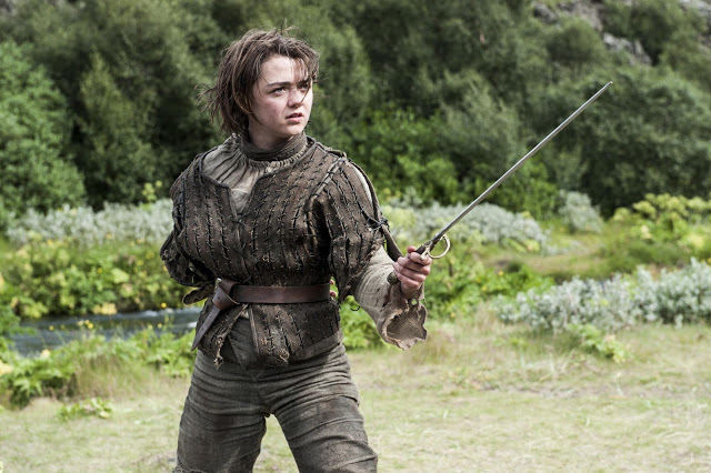 Arya Stark (Maisie Williams) en Juego de Tronos 4x05 First of His Name