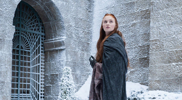 Sansa Stark (Sophie Turner) en Game of Thrones S04E07 Mockingbird
