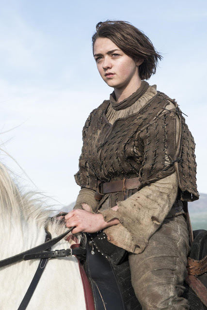 Arya Stark (Maisie Williams) en Juego de Tronos S04E10 The Children (Final de Temporada)