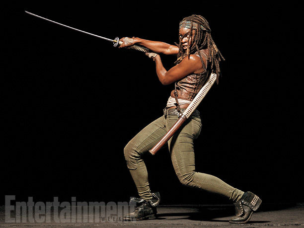 The Walking Dead Michonne (Danai Gurira) - EW Photoshoot 2014
