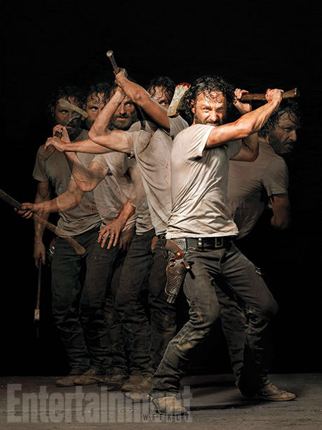 The Walking Dead Rick Grimes (Andrew Lincoln) - EW Photoshoot 2014