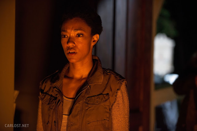 Sasha (Sonequa Martin-Green) en The Walking Dead 5x02 Strangers