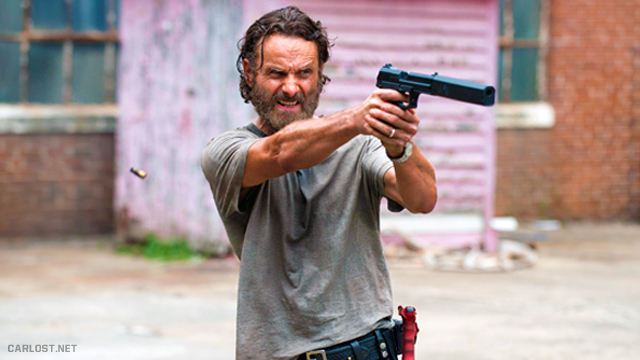 Rick Grimes (Andrew Lincoln) en The Walking Dead 5x07 Crossed