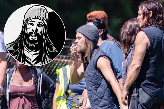 Jesus (Tom Payne) y Daryl (Norman Reedus) en The Walking Dead