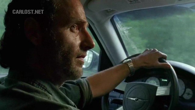 (Spoiler) Rick manejando en The Walking Dead 6x10 The Next World