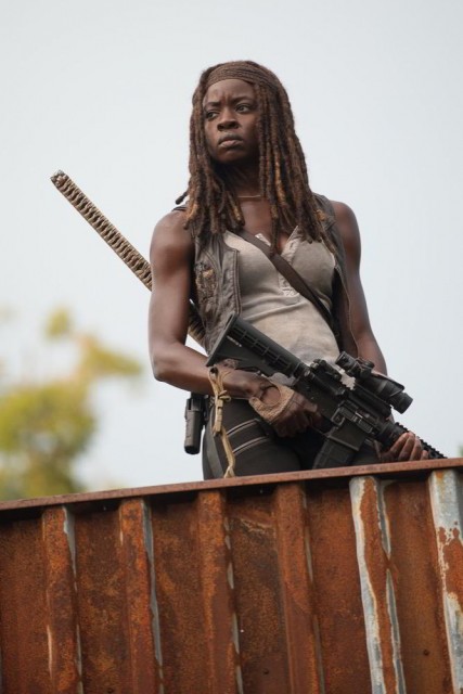 Danai Gurira como Michonne en The Walking Dead 6x10