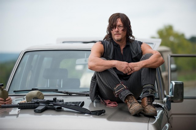 Norman Reedus como Daryl Dixon en The Walking Dead 6x12 Not Tomorrow Yet