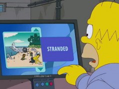 Homero se vuelve adicto a LOST en Los Simpsons