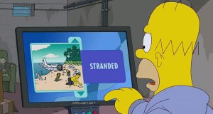 Homero se vuelve adicto a LOST en Los Simpsons