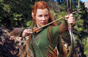 Evangeline Lilly como Tauriel en The Hobbit