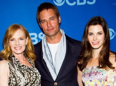 Marg Helgenberger, Josh_Holloway y Meghan Ory - Intelligence CBS Upfront 2013