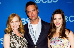 Marg Helgenberger, Josh_Holloway y Meghan Ory - Intelligence CBS Upfront 2013