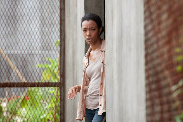 Sasha en The Walking Dead 4x03 Isolation