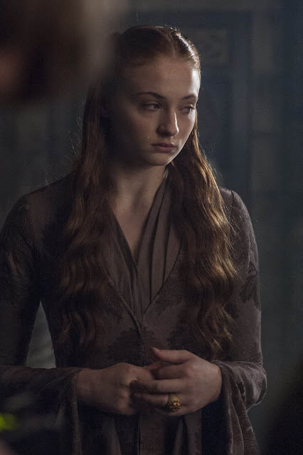 Sansa Stark (Sophie Turner) en Game of Thrones S04E08