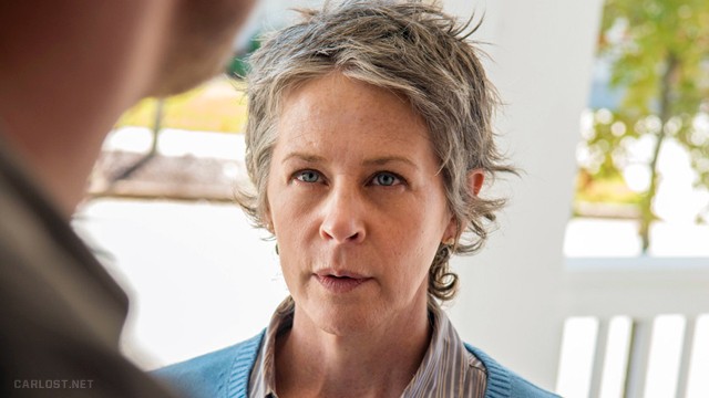 Melissa McBride en The Walking Dead 5x14 Spend