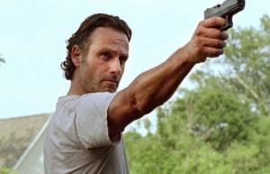 Rick Grimes (Andrew Lincoln) en The Walking Dead 6x07 Heads Up