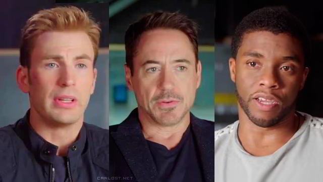 Especial Capitan America Civil War - Chris Evans, Robert Downey Jr y Chadwick Boseman Carlost.net