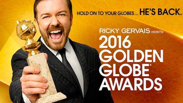 Ricky Gervais conducirá los Golden Globes 2016