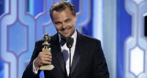 Leonardo DiCaprio recibe el Premio a Mejor Actor en los Golden Globes 2016