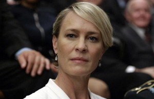 Claire Underwood (Robin Wrigh) en el tráiler de la cuarta temporada de House of Cards