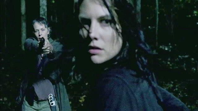 Carol (Melissa McBride) y Maggie (Lauren Cohan) en The Walking Dead 6x13 The Same Boat