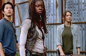 Glenn, Michonne y Maggie en The Walking Dead 6x15 East