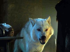 Jon Snow y Ghost en Game of Thrones 6x01 The Red Woman