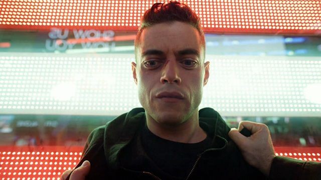 Rami Malek como Elliot en Mr. Robot