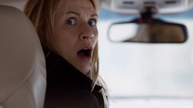 Claire Danes como Carrie Mathison en Homeland 7x09