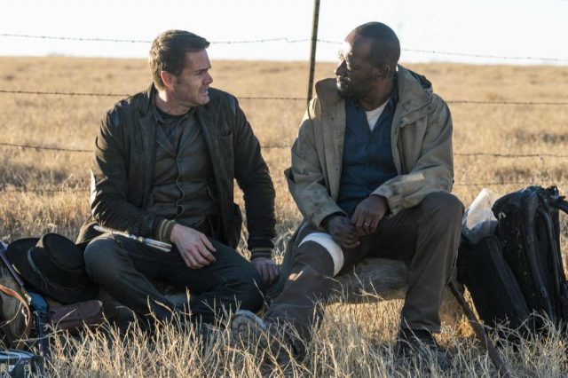 FearTWD 4x05 - Garret Dillahunt como John Dorie y Lennie James como Morgan Jones