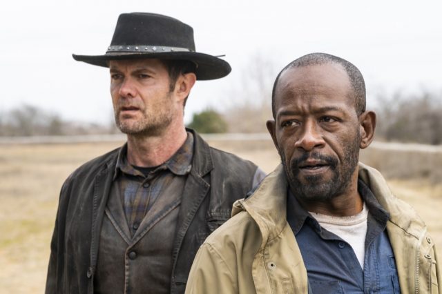 FearTWD 4x06 - Garret Dillahunt como John Dorie, y Lennie James como Morgan Jones