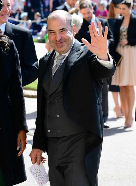 Rick Hoffman en la boda de Meghan Markle y el príncipe Harry