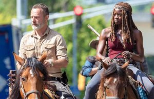 Spoiler The Walking Dead 9x01 - Rick y Michonne en el set de rodaje