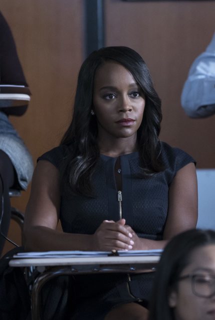 Aja Naomi King como Michaela Pratt en How to Get Away With Murder 5x02