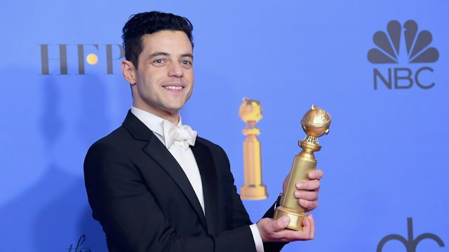 Rami Malek ganador en los Golden Globes 2019