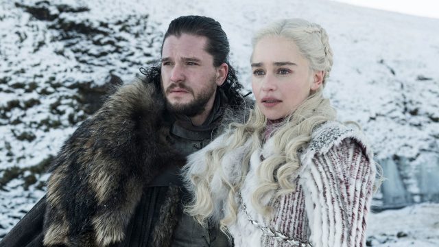 Jon Snow y Daenerys Targaryen en la octava temporada de Game of Thrones (Juego de tronos)