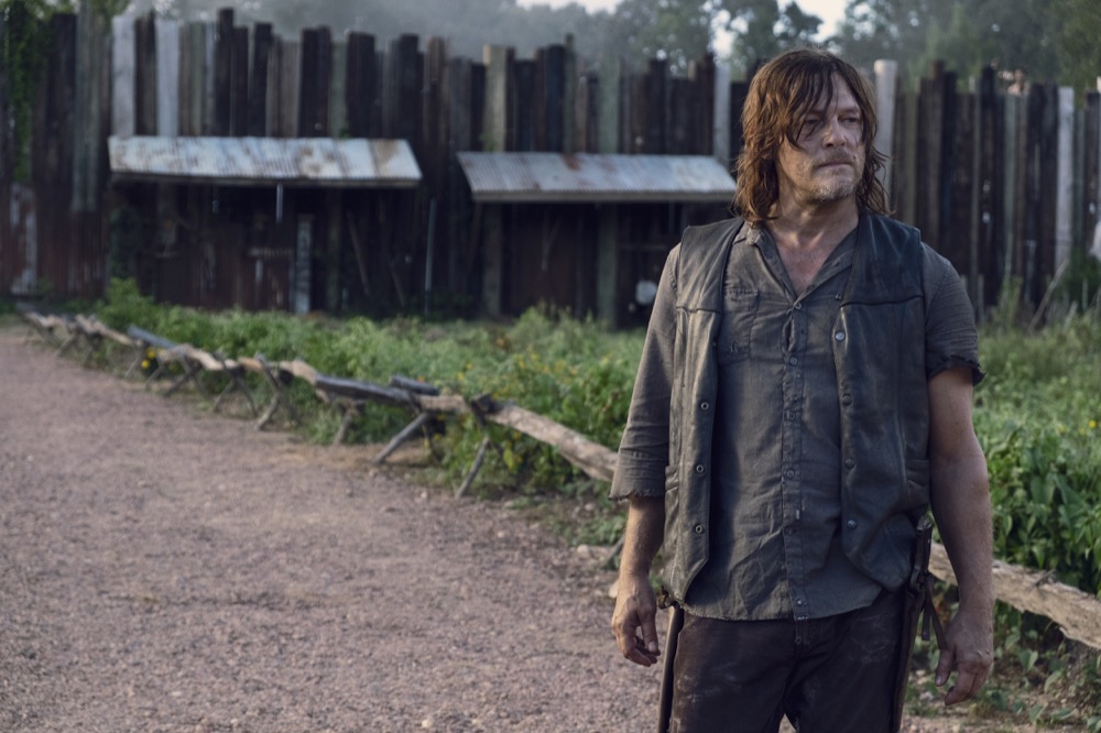 Norman Reedus como Daryl Dixon en The Walking Dead 9x11