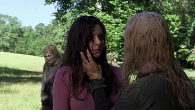 Lydia y Alpha en The Walking Dead 9x12