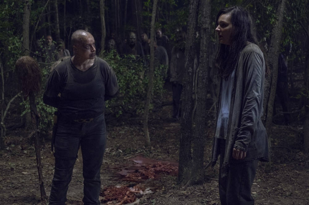 Alpha y Lydia en The Walking Dead 9x12